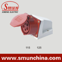 16A/32A Wall Mounting Socket IP44 3p+N+E 5pin for Industrial
